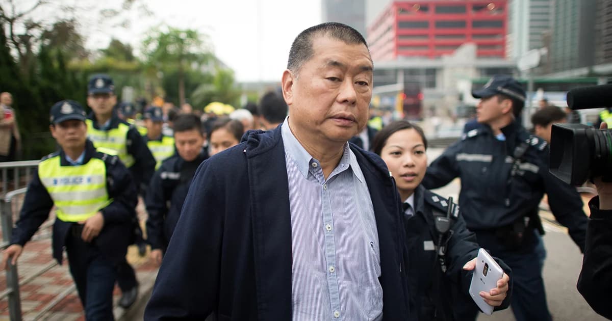 “จิมมี่ ไล” เศรษฐีฮ่องกงผู้สนับสนุนกลุ่มผู้ประท้วง ถูกปาระเบิดเพลิงใส่บ้าน