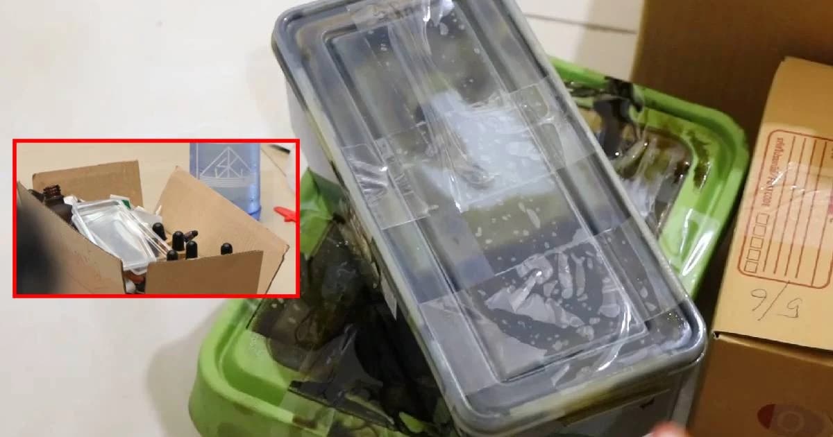 จับผัวเมียแบ่งบรรจุน้ำมันกัญชาขายออนไลน์ หลังญาติผู้ป่วยบอกซื้อไปใช้แล้วตาย