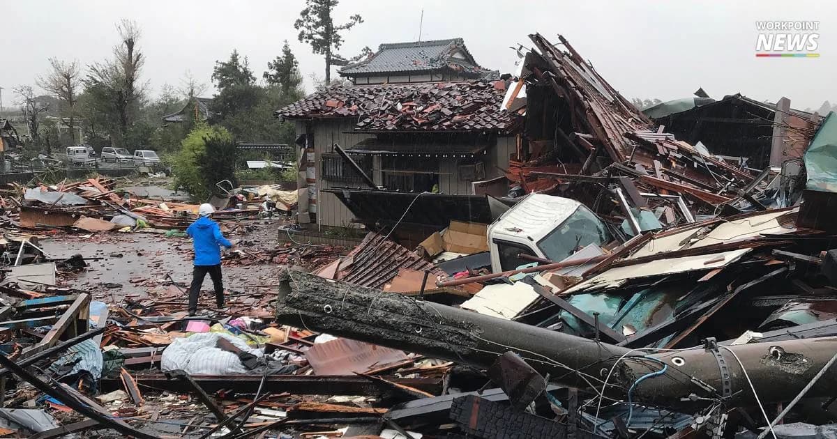 ญี่ปุ่นเสียชีวิตแล้ว 1 ผลกระทบขอบพายุไต้ฝุ่นฮากิบิส