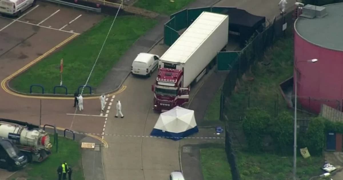 ตำรวจอังกฤษใกล้คลี่คลาย 39 ศพ ปริศนาซุกท้ายรถบรรทุก เอี่ยวค้ามนุษย์ข้ามชาติ