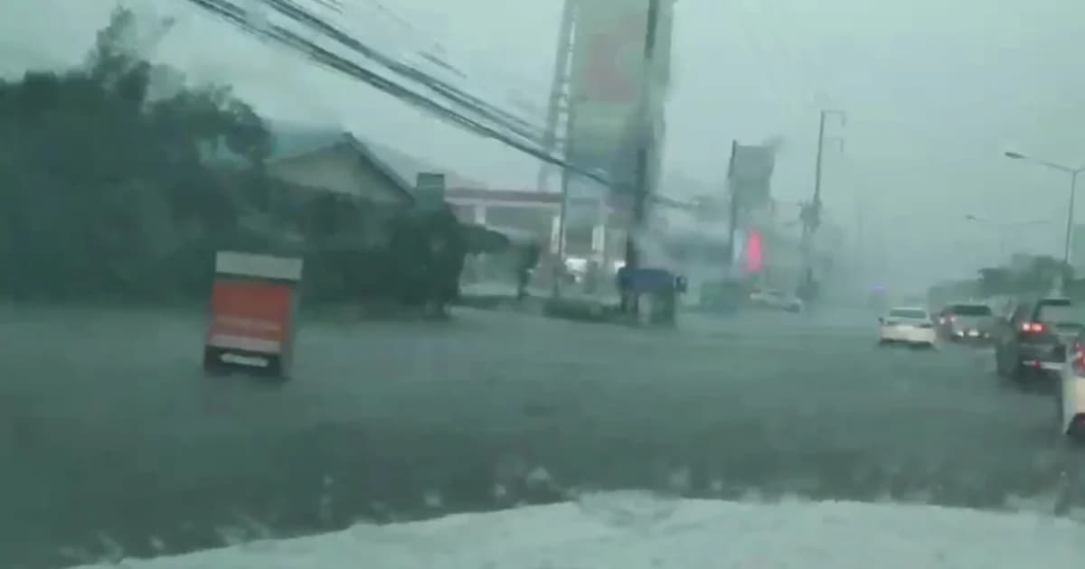 กระบี่เตือนพื้นที่เสี่ยง เฝ้าระวังอันตราย ฝนตกหนัก น้ำท่วมฉับพลัน