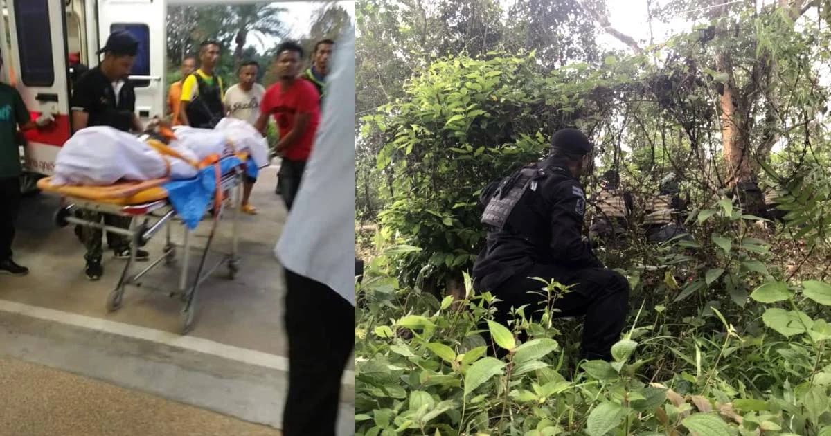 โจมตีชุดคุ้มครองตำบล ดักระเบิดรถหุ้มเกราะ อส.พลีชีพ 1 วิสามัญคนร้าย 1