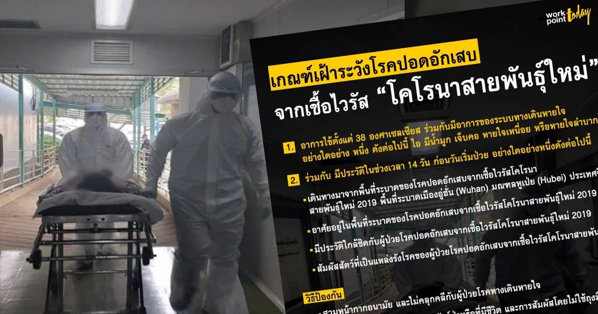 เกณฑ์เฝ้าระวัง-วิธีป้องกันโรคปอดอักเสบ จากเชื้อไวรัสโคโรนาสายพันธุ์ใหม่