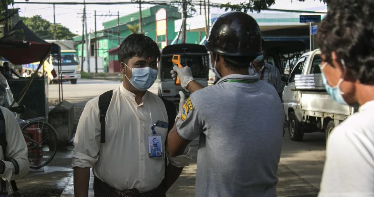 เมียนมาสั่งชาวย่างกุ้งอยู่บ้าน หลังโควิด-19 ระบาดหนัก ติดเชื้อวันเดียว 671 ราย