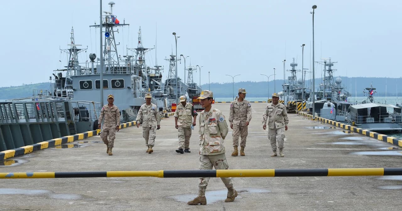 สื่อญี่ปุ่นเผยกัมพูชาเปิดทางจีน ขยายฐานทัพเรือที่อ่าวไทย จับตาจีนขยายอำนาจทางทะเล
