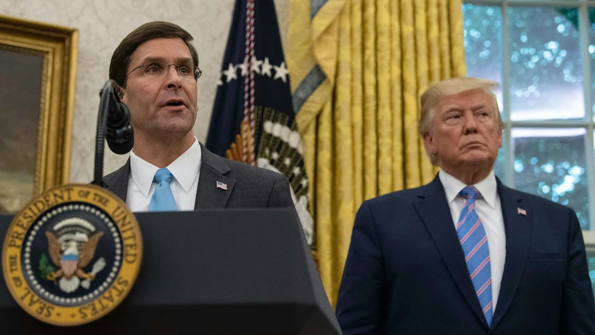 โดนัลด์ ทรัมป์ ปลดรัฐมนตรีกลาโหม หลังแพ้เลือกตั้งสหรัฐฯ คาดปลดเจ้าหน้าที่ความมั่นคงอีกหลายคน