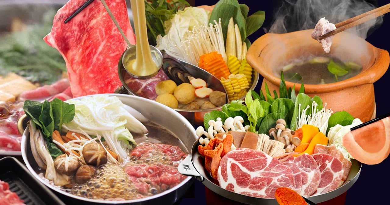 เปรียบเทียบความต่างของหม้อไฟ ‘สุกี้ยากี้ ชาบูชาบู สุกี้ไทย’ และ ‘จิ้มจุ่ม’