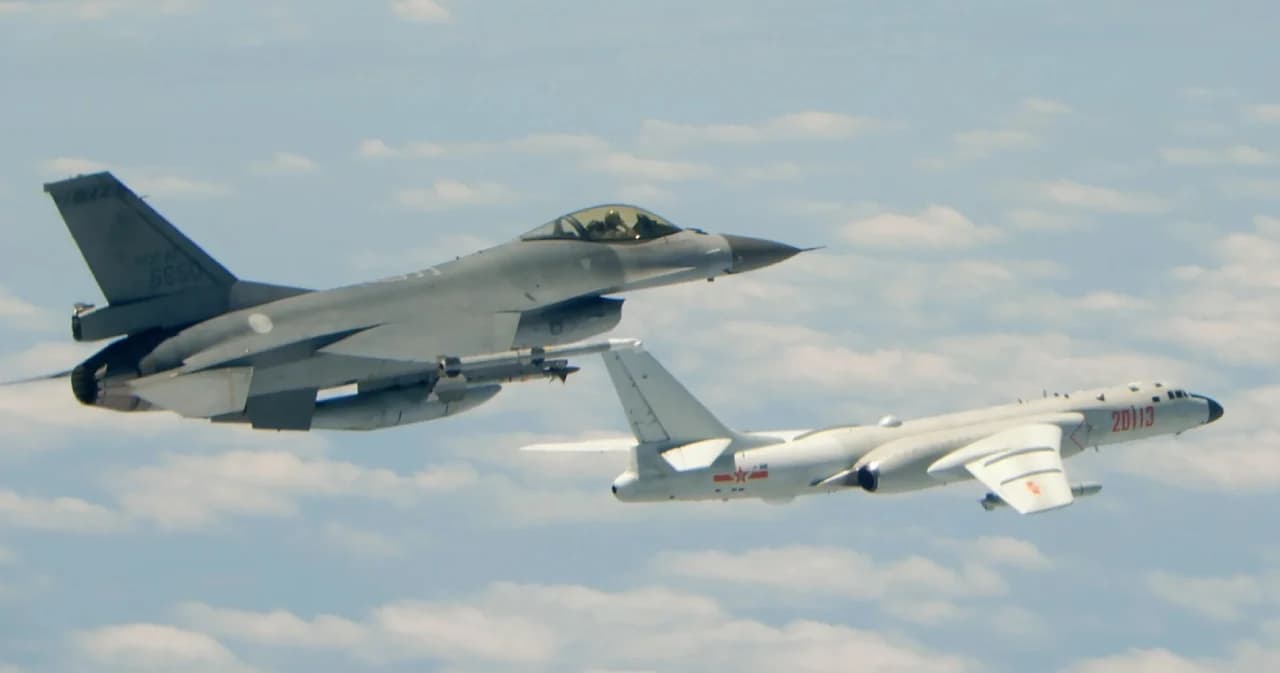 ไต้หวันเปิดระบบขีปนาวุธ ติดตามเครื่องบินรบจีน 8 ลำ บินรุกล้ำพื้นที่อ้างสิทธิ์