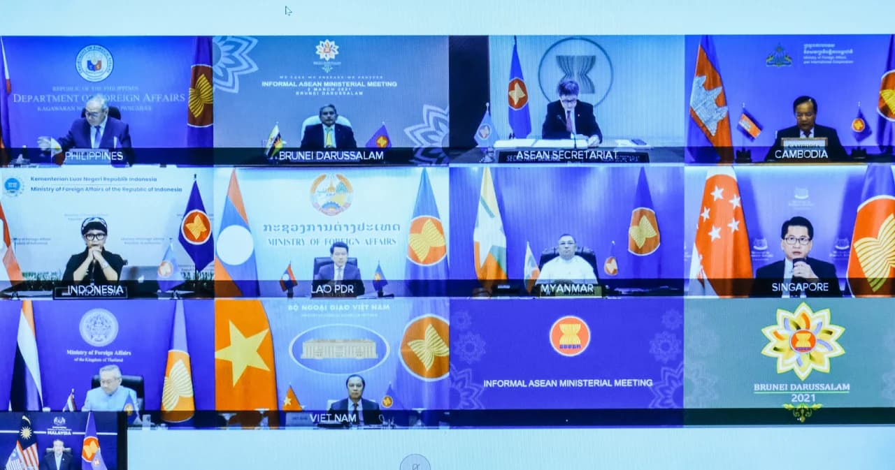 จุดยืน 4 รัฐมนตรีอาเซียน ต้านรัฐประหารเมียนมา