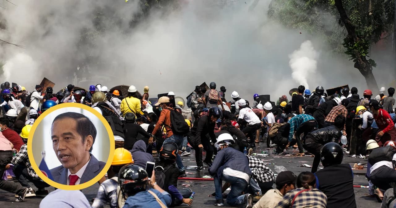 ผู้นำอินโดนีเซีย เรียกร้องอาเซียน คุยวิกฤติในเมียนมา ระงับความรุนแรง-ฟื้นฟูประชาธิปไตย