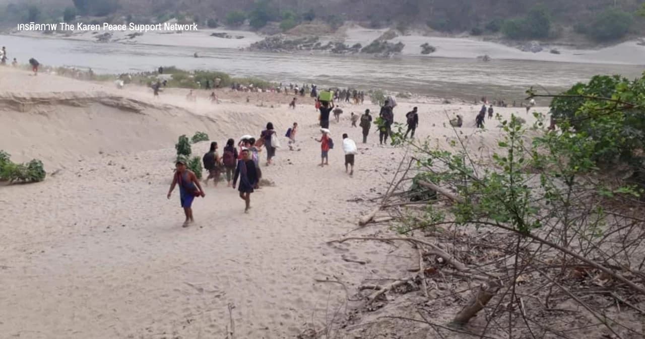 จับตาชาวกะเหรี่ยงกว่า 8,000 คน อพยพเข้าไทยหนีสงคราม ‘ยูเอ็น’ หวั่นเมียนมายากจนครึ่งประเทศ