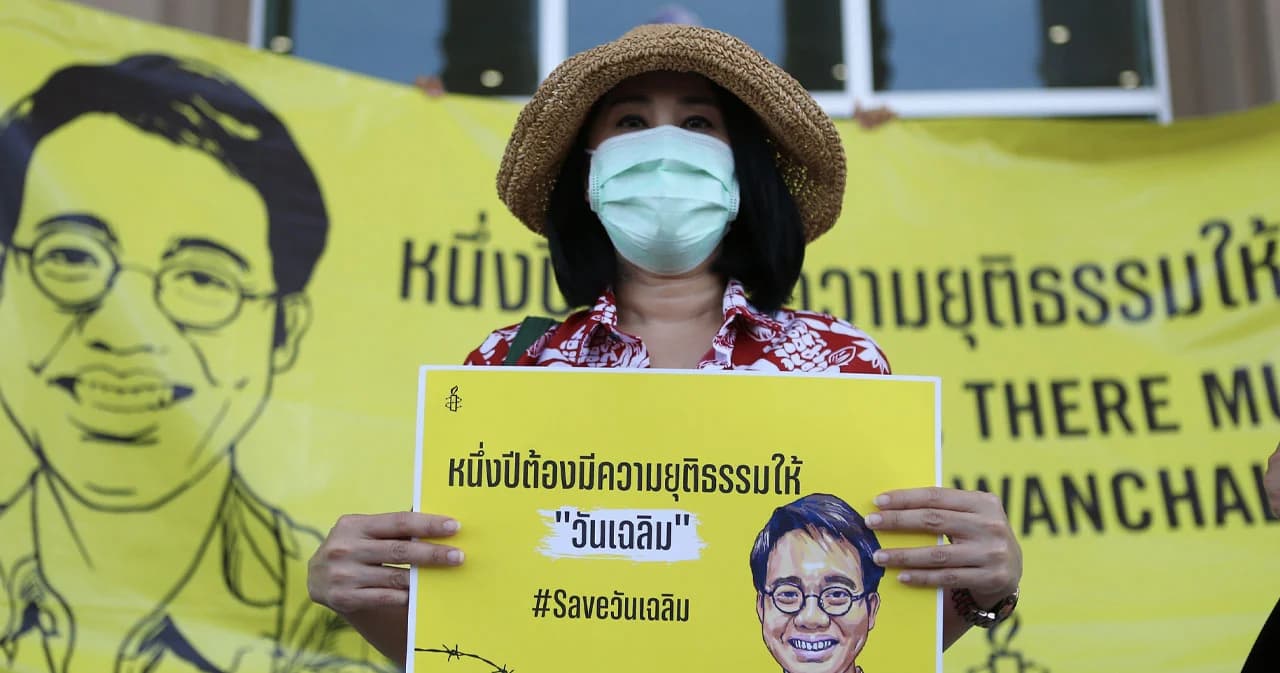 สถานทูต – องค์กรสิทธิมนุษยชน เรียกร้องติดตามกรณีอุ้มหาย ‘วันเฉลิม’ ในวาระครบรอบ 1 ปี