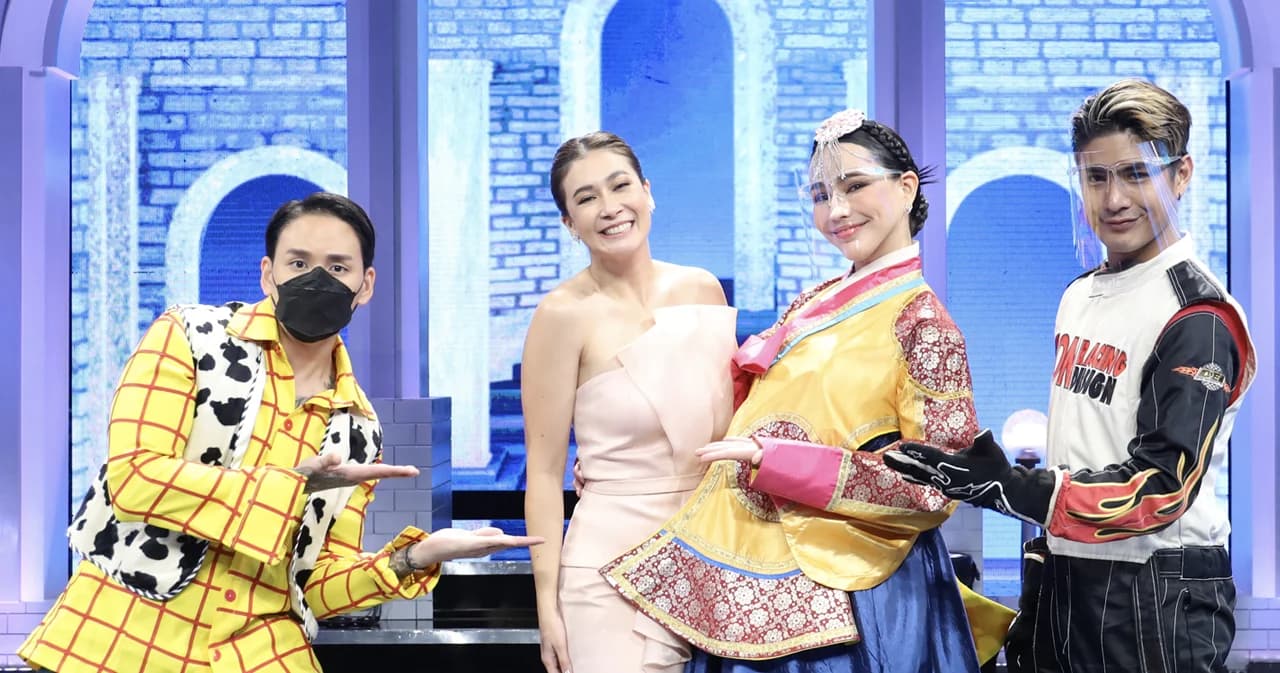 ‘ซี-เอมี่’ คู่รักน่าอิจฉา ปริปากเรื่องไม่ทำการบ้านที่รายการ ‘เงาเผาขน’ ที่แรก