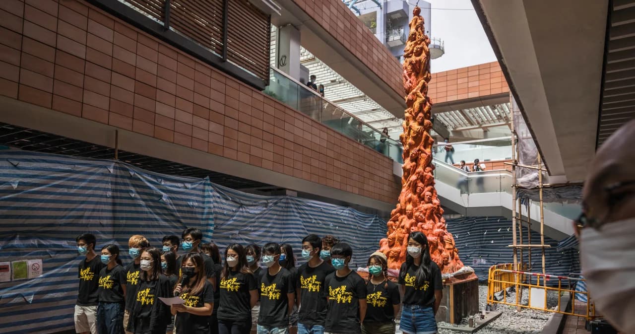 มหาวิทยาลัยฮ่องกงสั่งรื้อ อนุสาวรีย์เทียนอันเหมิน ขู่พร้อมทำลายไม่ต้องแจ้งล่วงหน้า