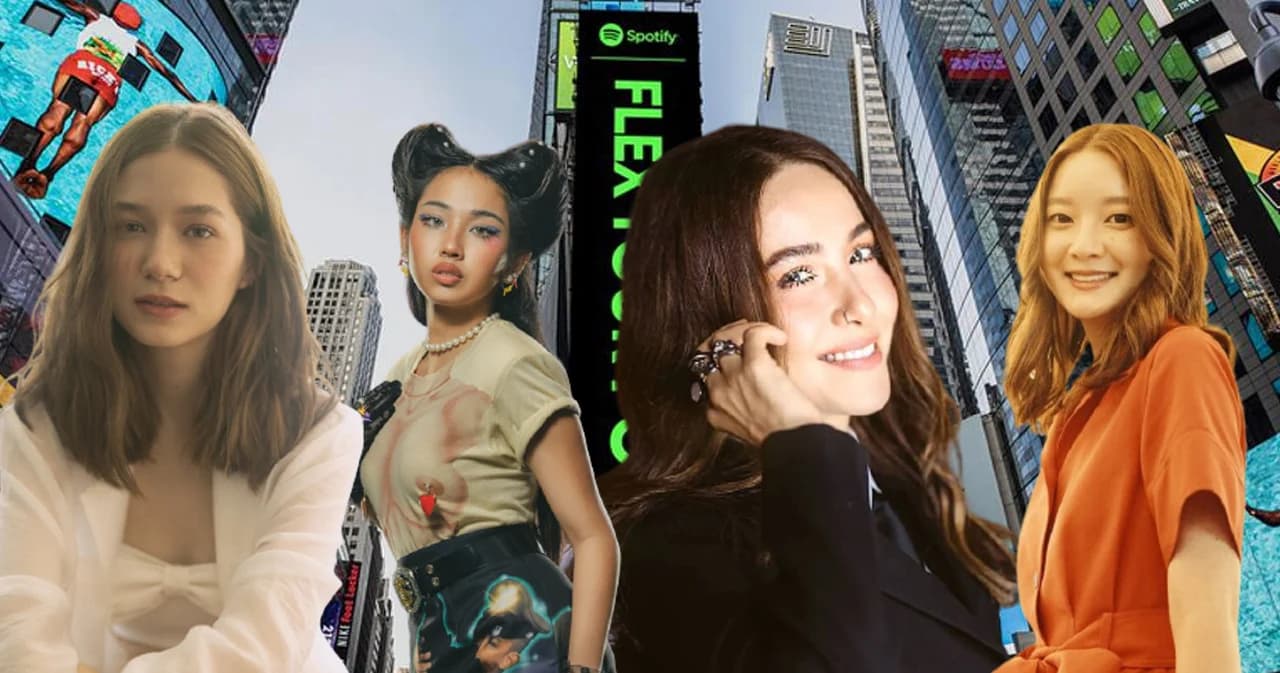 รวมความปัง 7 ศิลปินหญิงจากประเทศไทย บนป้ายยักษ์ใจกลางไทม์สแควร์