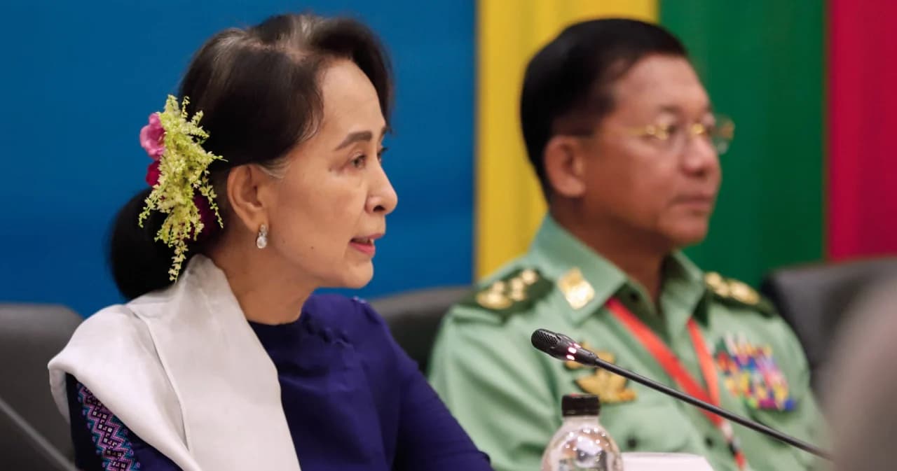 เมียนมาลดโทษ ‘อองซาน ซูจี’ กึ่งหนึ่ง เหลือจำคุก 2 ปี อ้าง ‘มิน อ่อง หล่าย’ อภัยโทษ