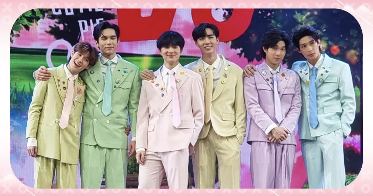 6 หนุ่ม จากซีรีส์ ‘นิ่งเฮียก็หาว่าซื่อ’ แจกความฟิน เพลง ‘ไอ้คนน่ารัก’ T-POP STAGE SHOW