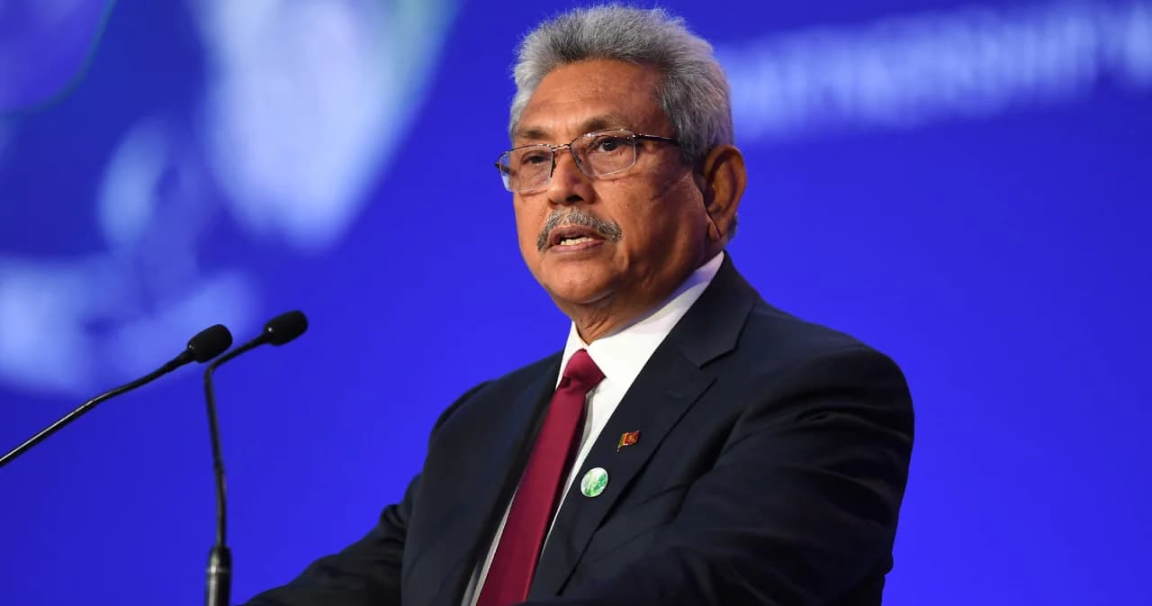 ผู้นำศรีลังกาจะหนีออกนอกประเทศ เตรียมนั่งเครื่องไปดูไบแต่ไม่สำเร็จ เพราะเจ้าหน้าที่สนามบินขัดขวาง