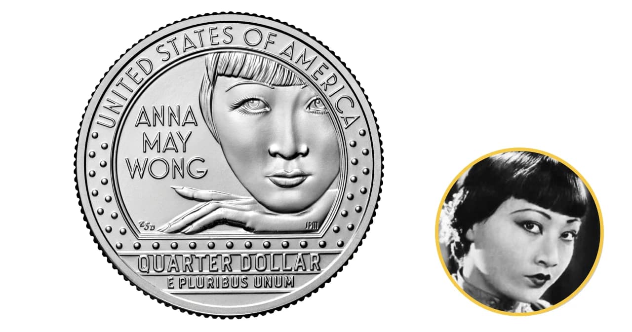 สหรัฐฯ ผลิตเหรียญ “แอนนา เมย์ หว่อง” เชิดชูดาราหญิงเชื้อสายจีนคนแรก ประสบความสำเร็จแม้ถูกเหยียดเชื้อชาติ