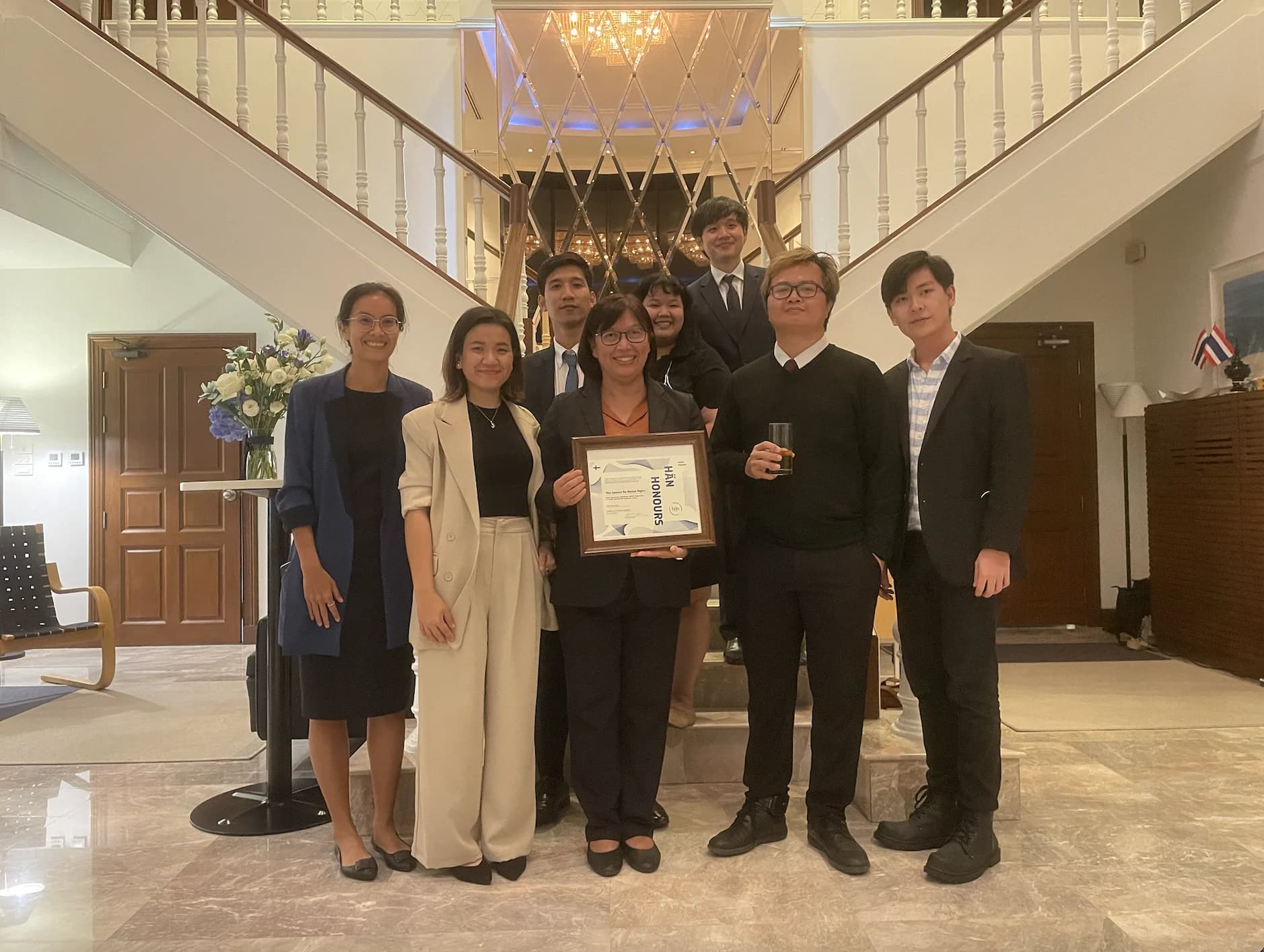 ฟินแลนด์มอบรางวัล HÄN Honor ให้ ‘ศูนย์ทนายความเพื่อสิทธิมนุษยชน’ จากผลงานด้านสิทธิมนุษยชนในไทย