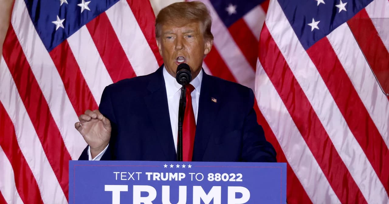 ‘ทรัมป์’ ลงชิงประธานาธิบดีสหรัฐฯ อีกสมัย หวังสร้างอเมริกาให้ยิ่งใหญ่อีกครั้ง หากชนะเลือกตั้งปี 2024