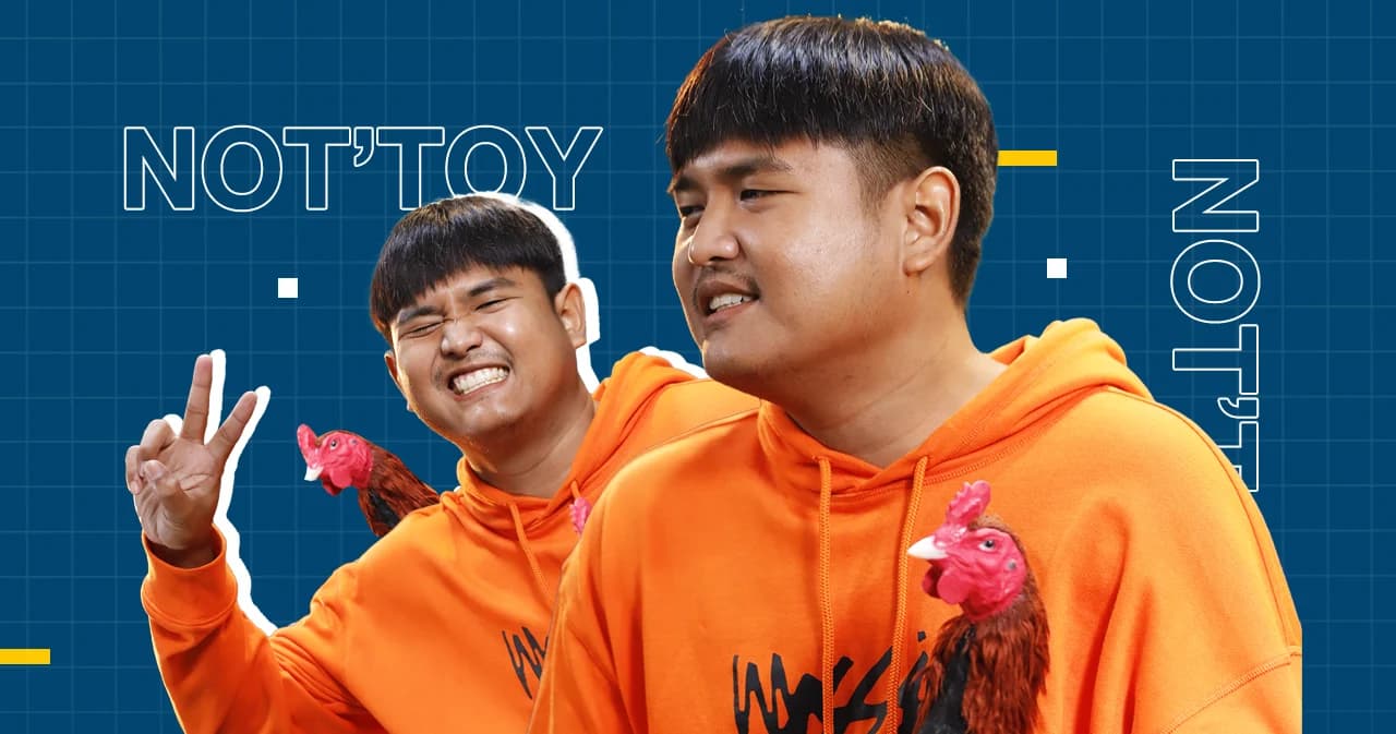 NOT’TOY แรปเปอร์หนุ่มเลือดสุพรรณ ศิลปินที่นำภาษาบ้านเกิดมาประยุกต์เป็นเอกลักษณ์ในบทเพลง