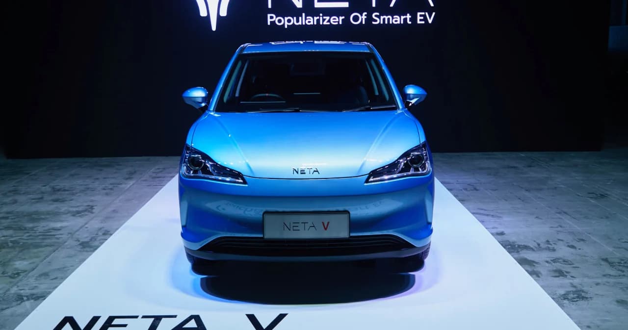 NETA คาดตลาด EV ไทยโต 100% ตั้งเป้าส่งมอบ NETA V ให้ลูกค้าคนไทย 10,000 คันปีนี้
