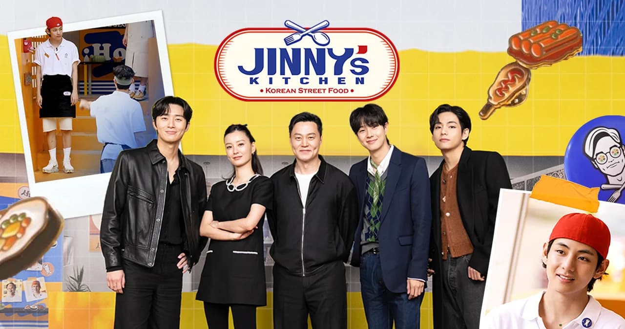 เปิดความเห็นของรุ่นพี่ เมื่อ ‘วี BTS’ มาเป็นน้องเล็กใน ‘Jinny’s Kitchen’