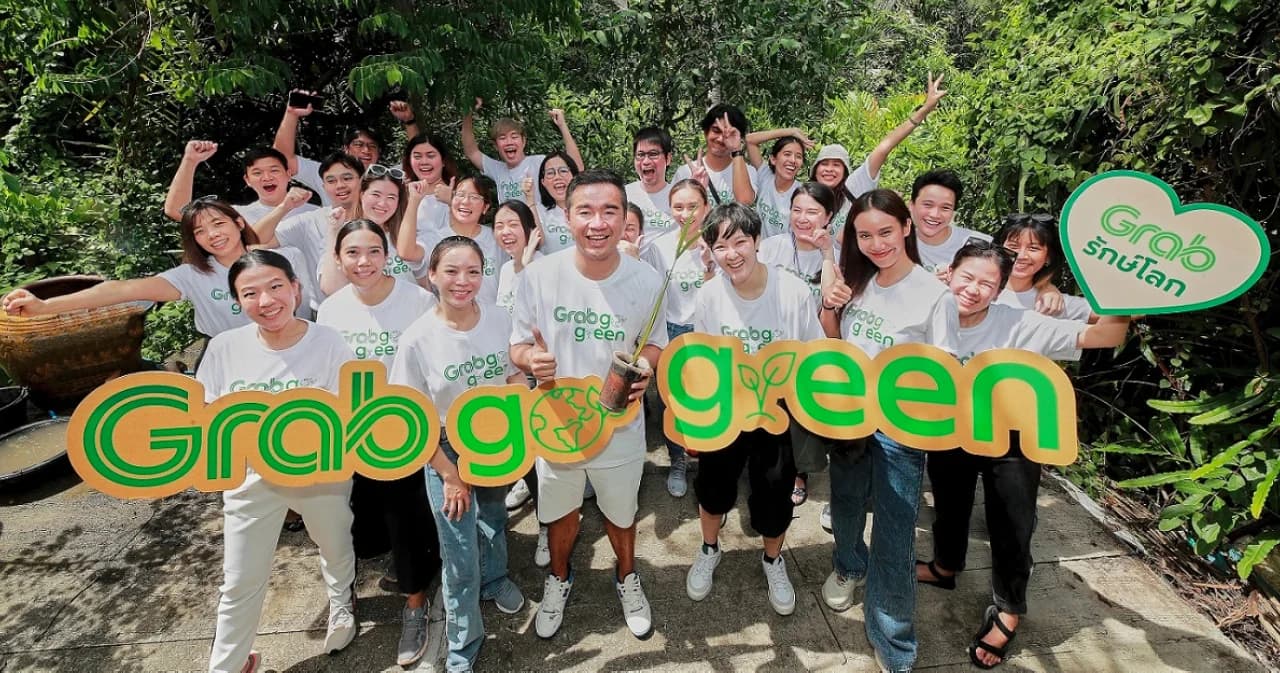แกร็บ เผยรายงานความยั่งยืน 2565 เผยกิจกรรมชดเชยคาร์บอน ปลูกต้นไม้ในไทยไปแล้วกว่า 50,000 ต้น