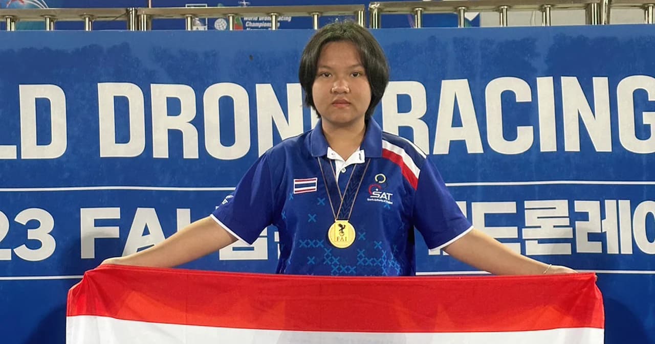 ‘น้องมิลค์ หน้านิ่ง’ คว้าแชมป์โลกบินโดรน สมัยที่ 3 ของตัวเองสำเร็จ