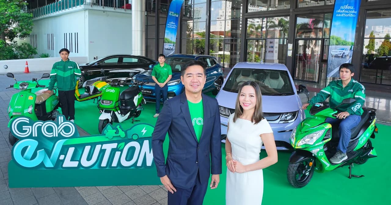 สรุป 2 โปรแกรมจาก Grab ให้คนขับกู้ซื้อ BYD – เช่ามอเตอร์ไซค์ EV ระบุเน้นเป็นสิทธิประโยชน์มากกว่าหารายได้