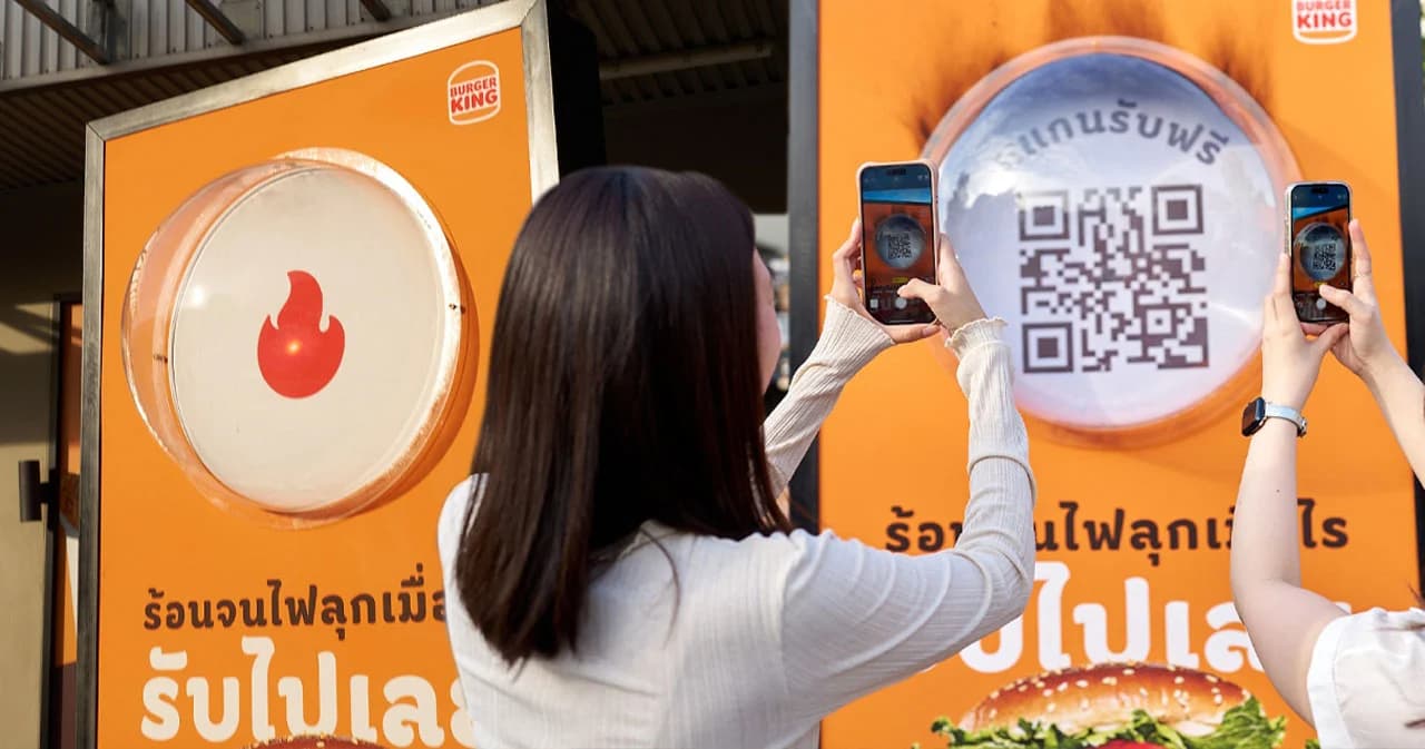 เบอร์เกอร์คิง เปิดตัวแคมเปญ The Sunburn Billboard อร่อยกับ Whopper เนื้อย่างไฟฟรี 999 ชิ้น