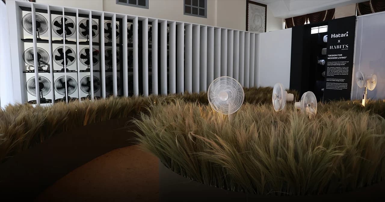 Hatari x Habits Design Studio จัดนิทรรศการอิมเมอร์ซีฟ “500 Cubic Meters of Wind: The Art and Power of Design” ชวนสำรวจความสัมพันธ์ของการออกแบบเชิงฟังก์ชันและอารมณ์ ผ่านประสาทสัมผัสทั้งห้า ในงาน Bangkok Design Week 2025