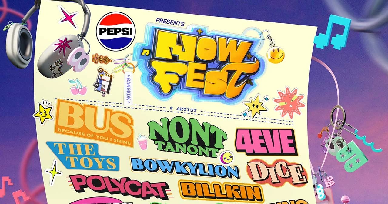 ไลน์อัพดีไม่ได้มีบ่อย ‘NOWFEST’ เฟสติวัลที่ NOW ที่สุด ที่สร้างตัวตนใหม่ ผ่านเสียงดนตรี ไลฟ์สไตล์