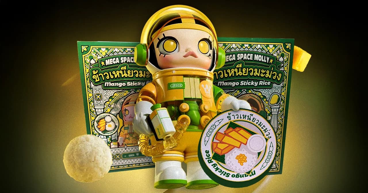 ครั้งแรก ‘POP MART’ (ไทยแลนด์) ปั้น ‘น้องข้าวเหนียวมะม่วง’ เลือกเมนูสะท้อนวัฒนธรรมไทย