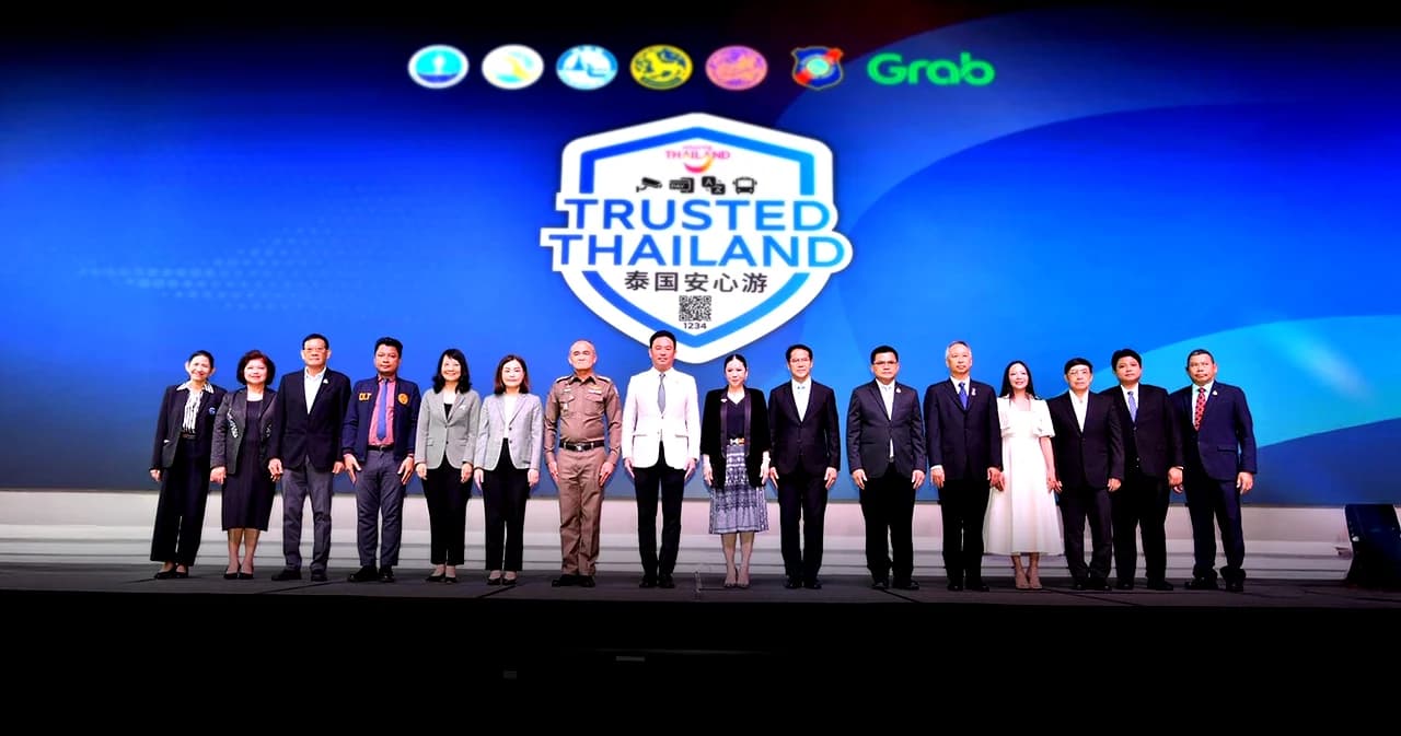 ททท. เปิดตัวสัญลักษณ์ใหม่ ‘Trusted Thailand’ ย้ำความเชื่อมั่น เที่ยวประเทศไทยปลอดภัยจริงๆ