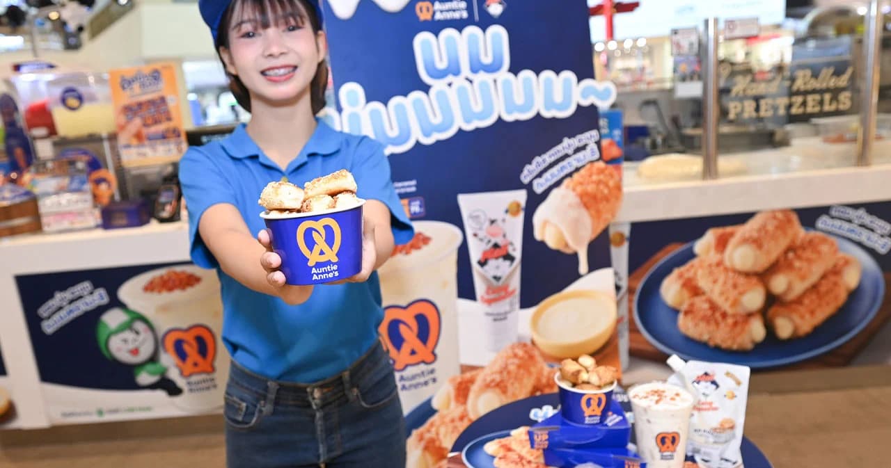 อานตี้ แอนส์ ผนึกกำลัง นมตรามะลิ และ LINE MAN เปิดแคมเปญนมนุ่มมมมม ยกระดับเพรทเซล-เครื่องดื่มทั่วไทย