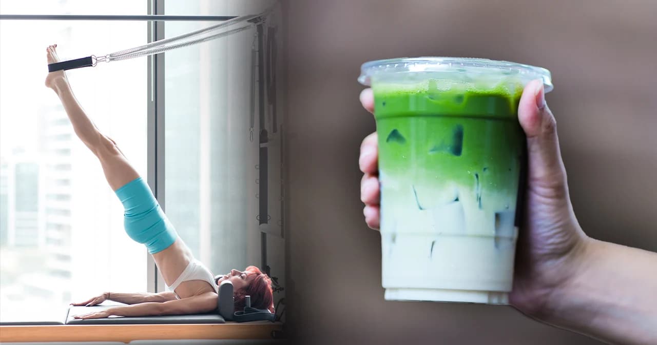 ยืดแล้วจิบ Matcha-Lates เทรนด์จิบมัทฉะพร้อมออกกำลังด้วย ‘พิลาทิส’ ในวันที่ สุขภาพและสุนทรียศาสตร์ มาเจอกัน