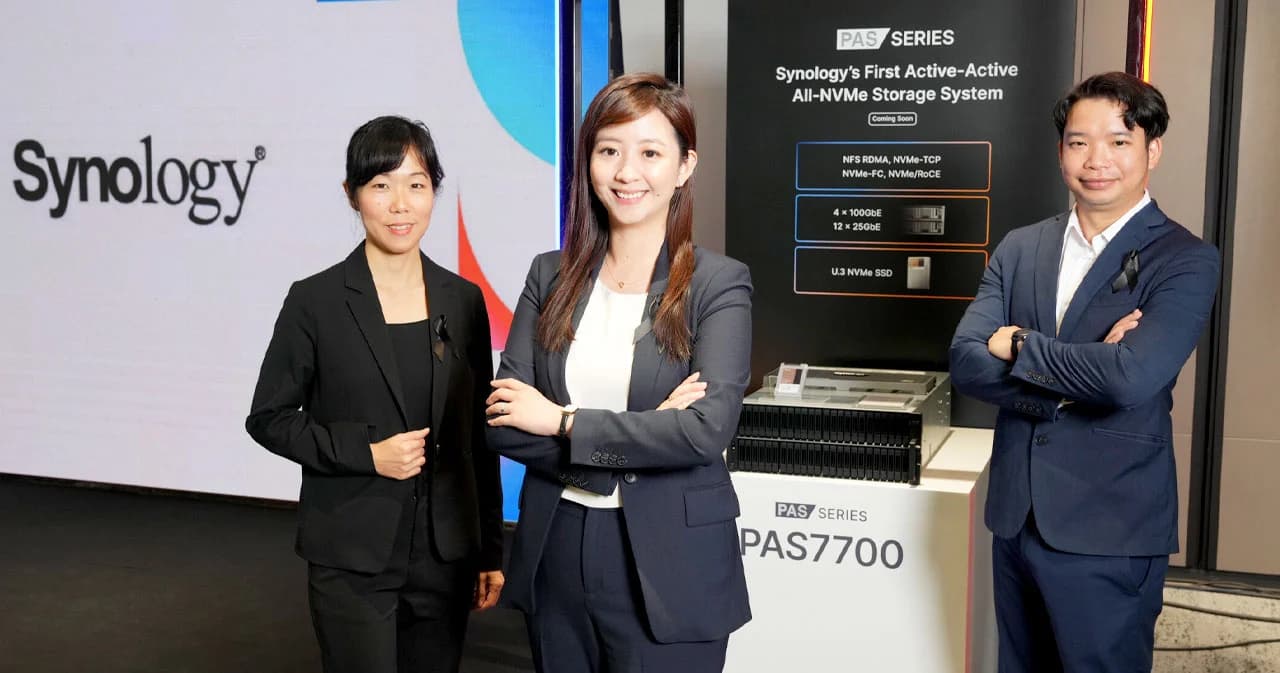 Synology ยกไทยเป็นศูนย์กลางการเติบโตในอาเซียน รุกขยายโซลูชัน NAS และระบบจัดการข้อมูลรับยุค Data Boom