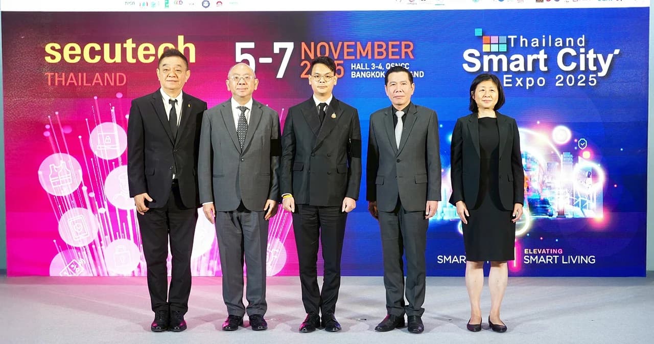 รมว.ดีอี เป็นประธานเปิดงาน Thailand Smart City Expo 2025 ชี้การพัฒนาเมืองอัจฉริยะ เพื่อยกระดับคุณภาพชีวิตประชาชน และความปลอดภัยจากภัยคุกคามทางไซเบอร์