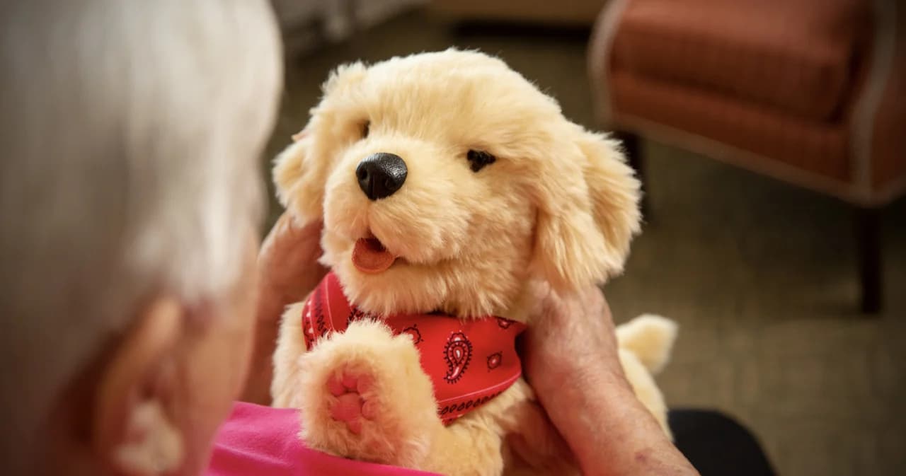 เสิร์ฟสุขภาพใจผู้สูงวัย หุ่นยนต์สัตว์เลี้ยงบำบัด “Joy for All”