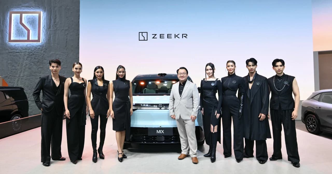 ZEEKR บุก Motor Expo 2025 เปิดตัว ZEEKR Mix มินิแวนไฟฟ้าล้ำสมัย และ 009 GRAND อัลตร้าลักชูรี ครั้งแรกในไทย